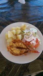 Amazing lobster tail on the beach in Hopkins